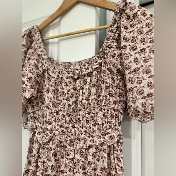 Rylee + Cru Dresses & Skirts - Rylee Cru Tenley dress “red rose” small